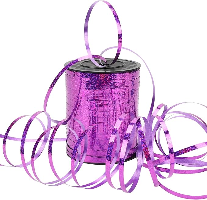 600 Yards Curling Ribbon, Balloon String Roll Ribbon and Bows by Laviria