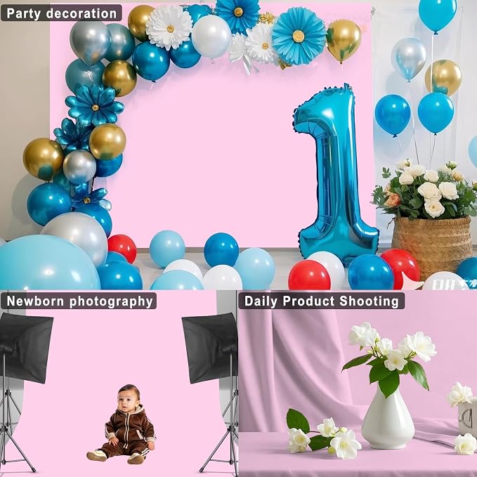 Pink Photography Backdrop for Photoshoot, 7x10 FT | Versatile Studio Photo - Image 6