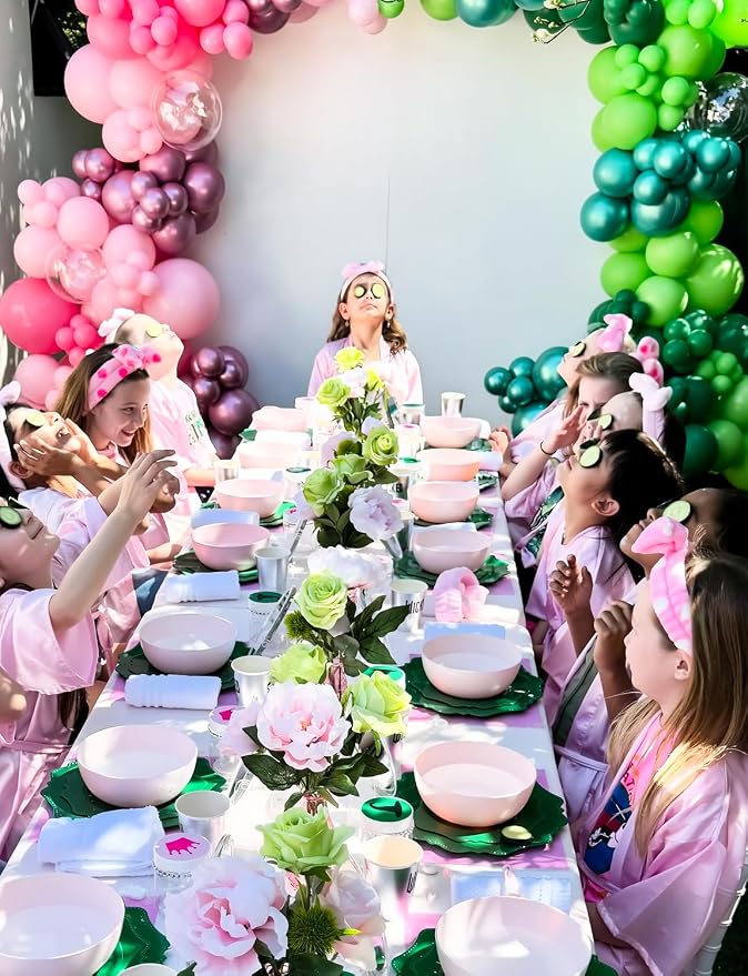 Pink and Green Balloon Garland Arch Kit, Witch Themed Party Decor | 140 Pcs - Image 7