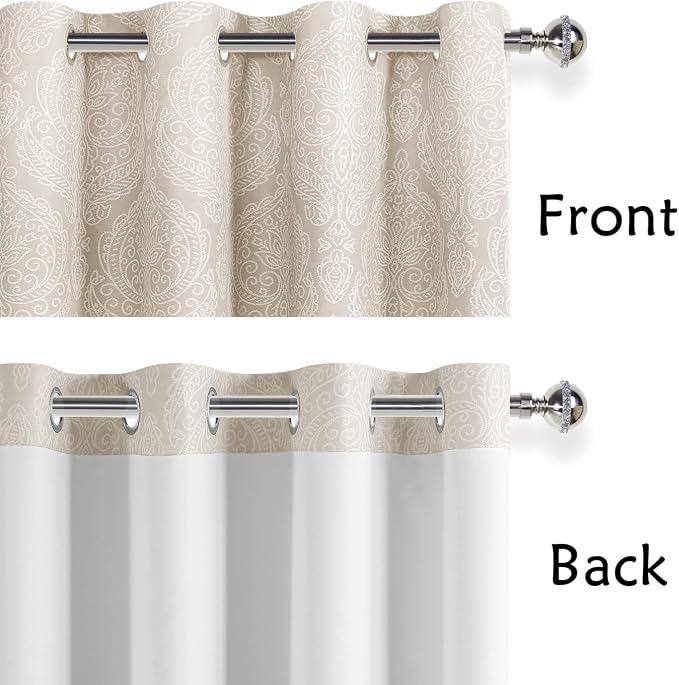 DWCN Ombre Blackout Curtains for Living Room - Image 4