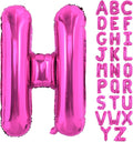 Hot Pink Letter H Balloons, H Letter Balloon 40 Inch Foil H Balloon | Hot Pink by BBPOOL