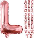Lovoir 40 Inch Large Rose Gold Letter L Balloons Big Size Jumbo Mylar Foil by Lovoir