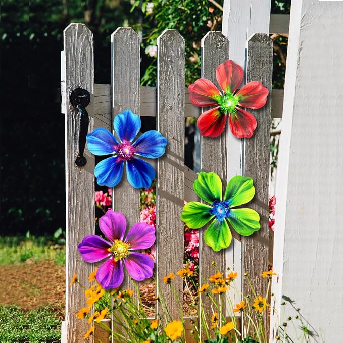 Giyyomtr Metal Flowers Wall Decor - Image 2