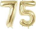 Number 75 Balloons for 75th Birthday Party Decorations, 40 Inch 0-100 by Joycard