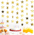 Star Garland, Glitter Gold Star Garland Banner, 66Feet Double Side Star Hanging by ChicQuench
