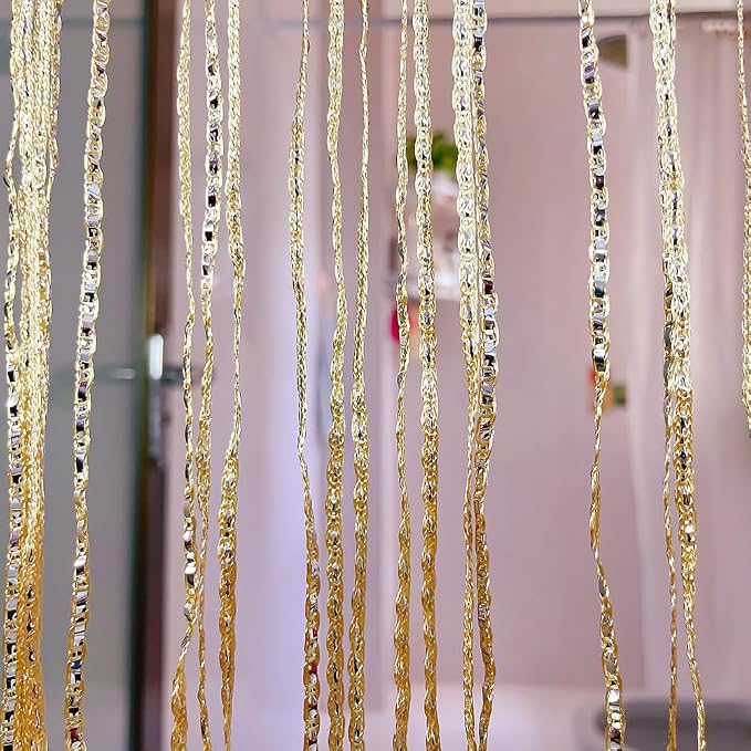 Home Decor Sequin Curtain for Doorway, Door String Curtains, 39x79 inch Closet - Image 6
