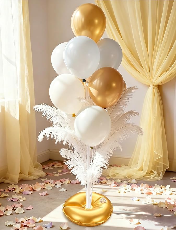 8 Pack Gold Water Weight Bags for Balloon Column Stand and Arch | Balloon - Image 6