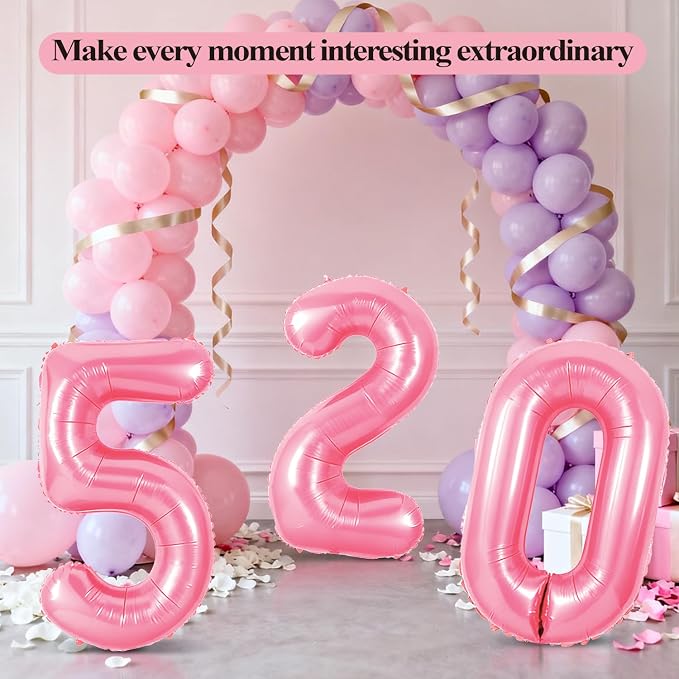 Number 62 Balloons for 62nd Birthday Party Decorations, 0-100 Large No.62 - Image 6