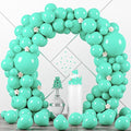 Voircoloria 90pcs Teal Balloons Garland Arch Kit, 18 12 10 5 Inch | by Voircoloria