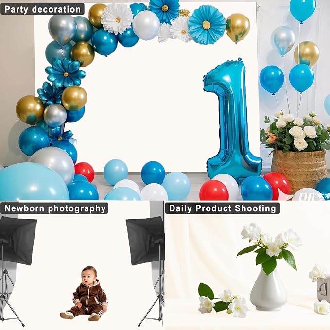 Ivory Photography Backdrop for Photoshoot, 10X20 FT | Versatile Studio Photo - Image 4