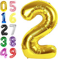 Number 1 Balloons 40 Inch Gold Balloon Birthday Decorations by Argthjy