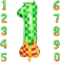 40 Inch Pixelated Number 1 Foil Balloon by TNCDJKPA