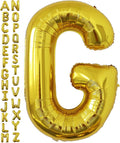 VHUWE 40 inch Gold Letter G Balloon, Big Size Alphabet Foil Mylar Helium by VHUWE
