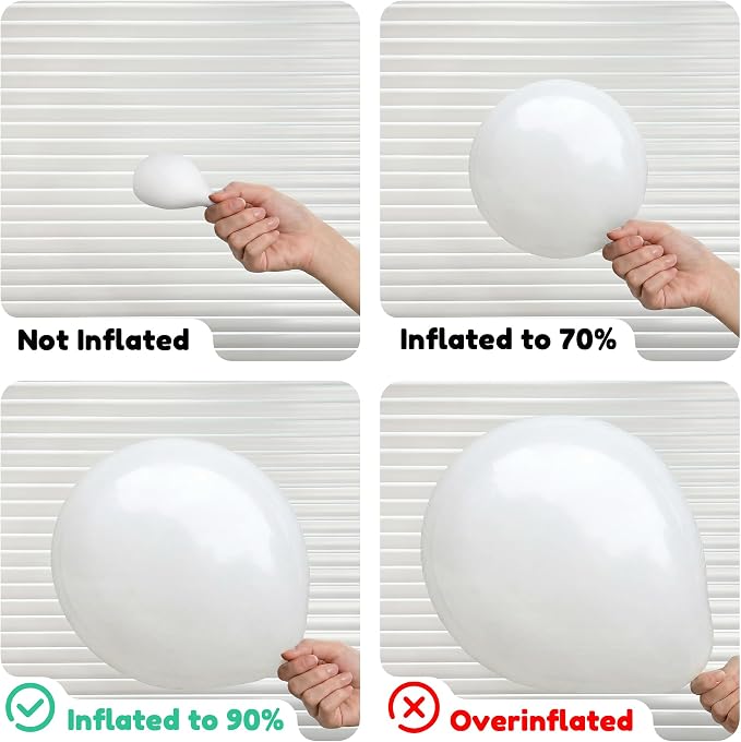 White Balloons, Baby Shower, Anniversary, Graduation, Wedding Decorations - Image 6