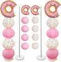 Donut Balloon Column Stand & Paper Lantern 2 Sets Donut party decoration | by Unknown