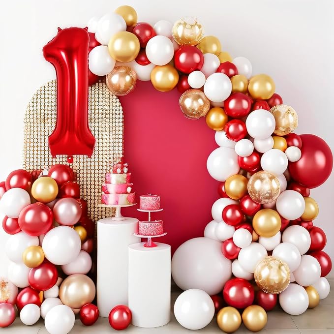 Red Number 16 Balloons, 40 Inch Big Large Foil Number Balloons, Jumbo Giant - Image 4
