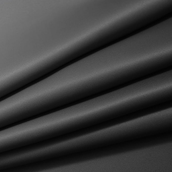 Yakamok Ombre Curtains Black and Greyish White - Image 5