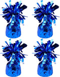 4 Pcs Blue Metallic Balloon Weights Holder Anchors Balloon Holder Weights by ZCYSRLQIN