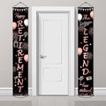 Boao Retirement Porch Sign Door Hanging Banner, Retirement Banner the Legend by Boao