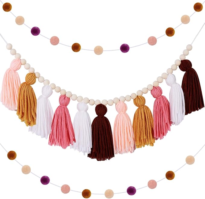 Syhood 3 Pcs Boho Tassel Garland by Syhood