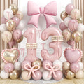 40 Inch Dusty Pink 13 Number Balloon by Jobkoo