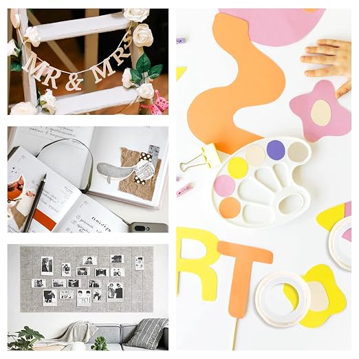 Glue Points, 2000 12mm/0.47" 20 Rolls Poster Putty Adhesive Clear Balloons Dots - Image 4