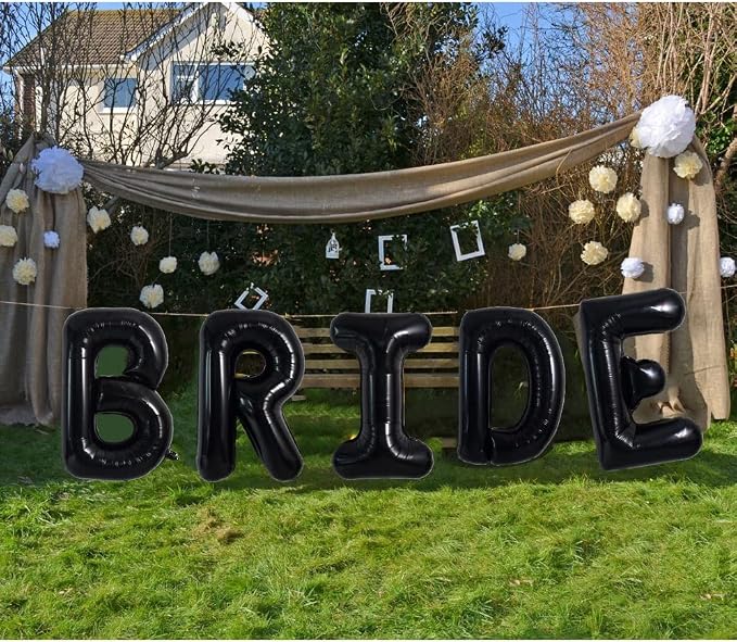 TONIFUL 40 Inch Large Black I Letter Balloon - Image 4