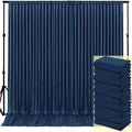 50ftx10ft Wrinkle Free Navy Blue Backdrop Curtains by ENJOYYOURPARTY
