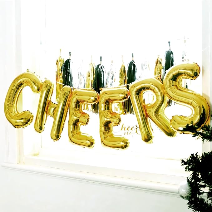 Letter Balloons Gold Party Balloon - Image 2