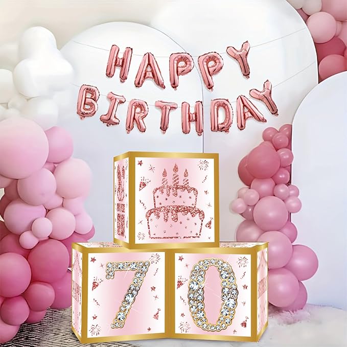 DataMoon 70th Birthday Decorations Boxes - Image 2