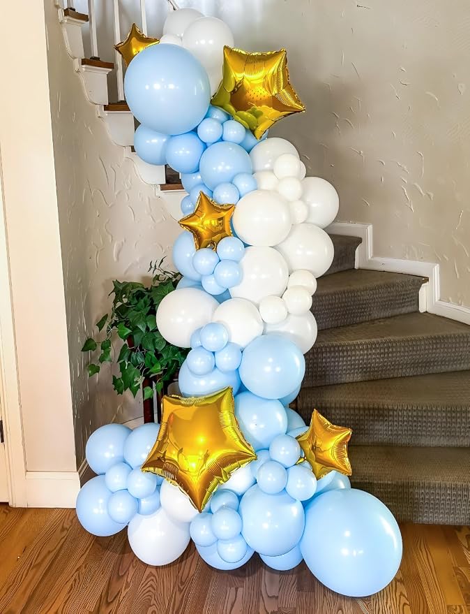 20Pcs Gold Star Balloons Foil Balloons, 18Inch Star Shaped Balloons | 18Inch - Image 3