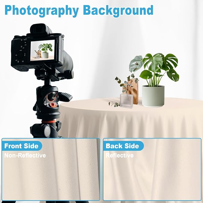 Cream Photography Backdrop for Photoshoot, 3x5 FT | Versatile Studio Photo - Image 6