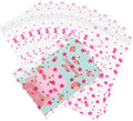 COQOFA 100 Pcs Star Printed Sealable Gift Wrap Cello Cellophane Bags Self by COQOFA