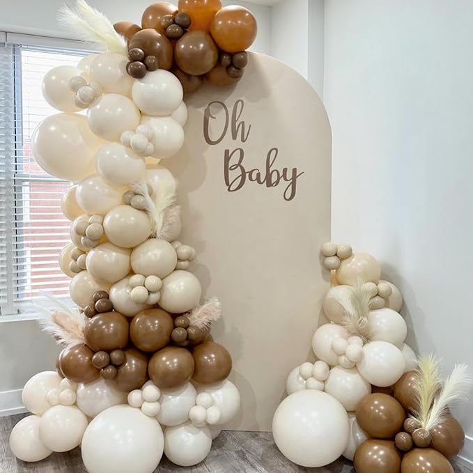 Brown Balloons 12 inch, Baby Shower, Anniversary Party Decorations - Image 6