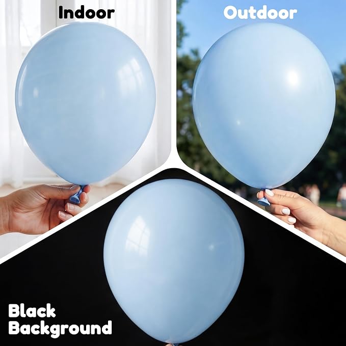 Light Blue Balloons, Baby Shower, Anniversary, Graduation, Wedding Decorations - Image 4