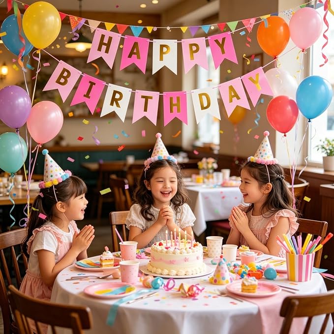 Happy Birthday Banner Birthday Party Supplies - Image 4