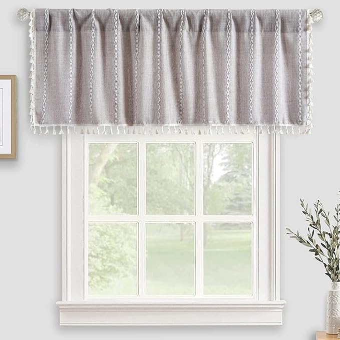 RoomTalks Rustic Farmhouse Kitchen Valances by RoomTalks