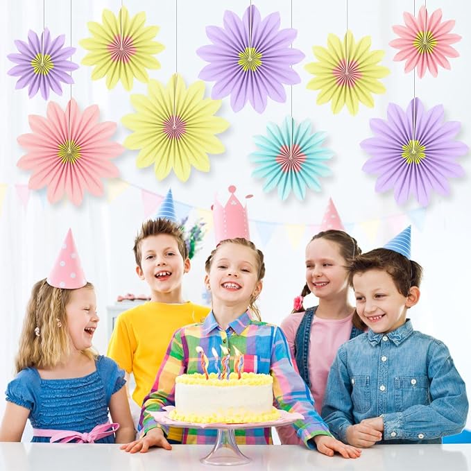 zilue Paper Fans Party Decorations Paper Flowers Decorations - Image 3