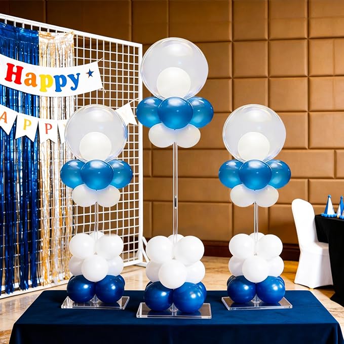 Clear Acrylic Balloon Stands for Table, Adjustable 15.75 Inch 23.6 Inch 31.5 - Image 6