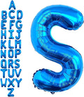 40 Inch Blue Letter S Balloons, DIY Phrase Foil Alphabet Letter S Balloons DIY by LHOAVWE