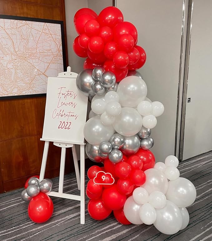 KBZVNAF Red Balloons Latex Party Balloons - Image 3