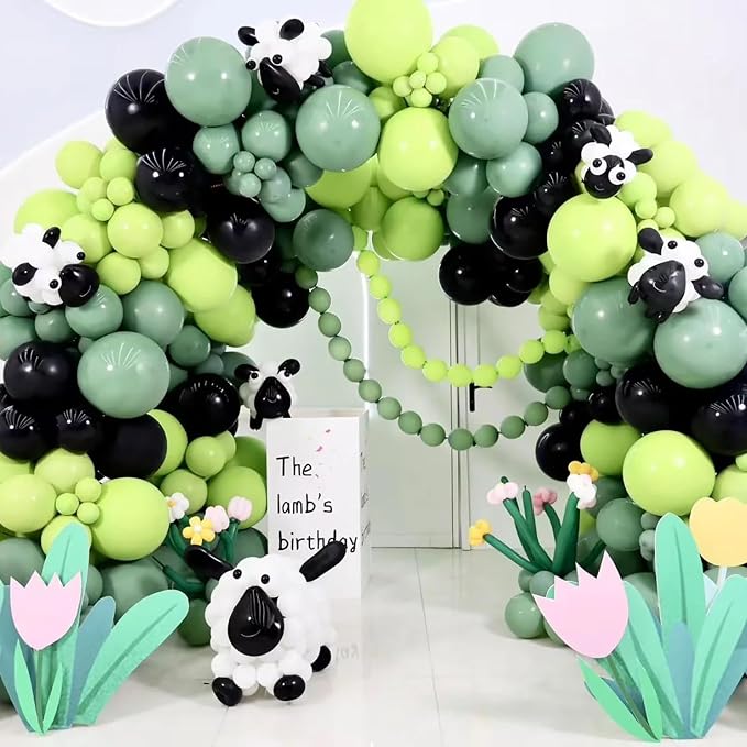 10 Inch Lime Green Balloons - Image 3