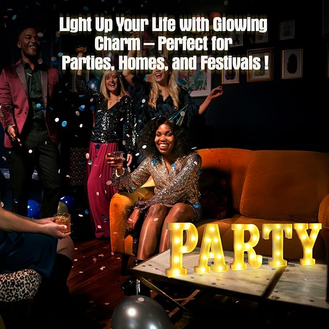Light Up Letters V,LED Sign Marquee Letters 26 Alphabet for Party Birthday Name,Wedding,Christmas Decorations,Personalized Name Sign Letter for Centerpieces Table and Wall Decor