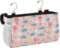 Hot Air Balloon Rainbow Pattern Bedside Caddy Storage Bag Bedside Organizer by KOPIRIT