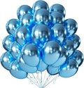 12 Inch Metallic Blue Balloons, Baby Shower, Graduate Party Decorations by KALOR