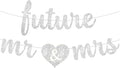 KatchOn Glitter Future Mr & Mrs Banner 10 Ft, Engagement Party Decorations | by KatchOn
