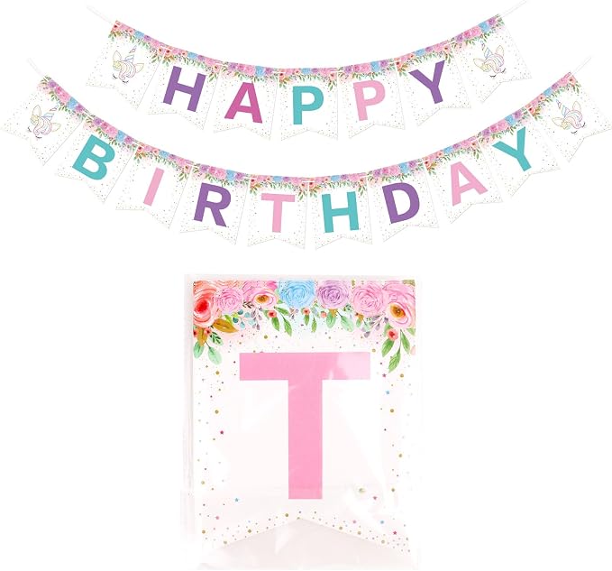 Unicorn Birthday Decorations Unicorn Happy Birthday Banner Garland - Image 4