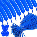 Blue 260 long Balloons 100 Pack Dark Blue Modeling Long Magic Balloons by ASIYUHY