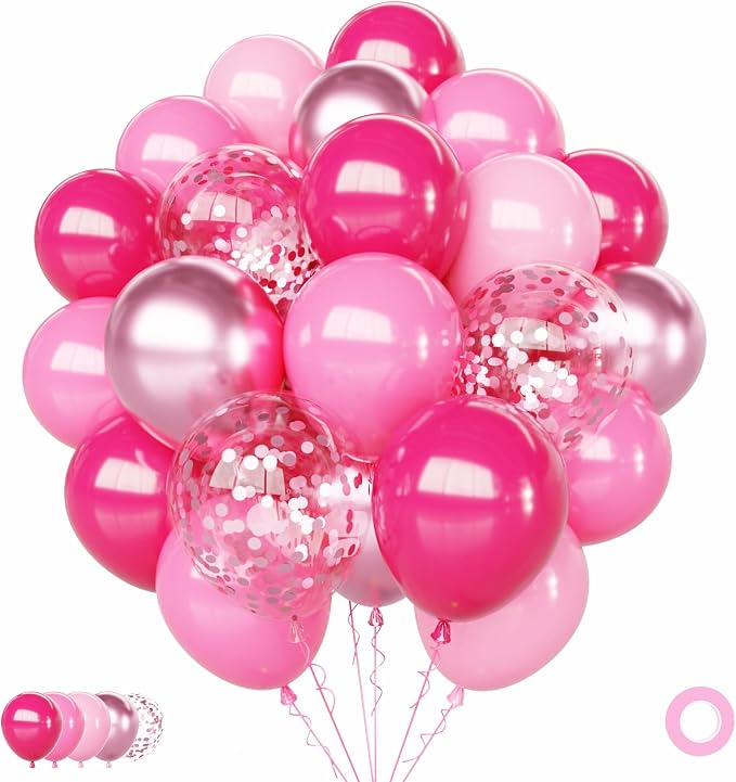 Pink Balloons Set by Mobacurty