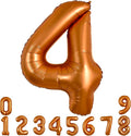 TONIFUL 40 Inch Orange Large Numbers Balloon 0-9 Birthday Party Decorations by TONIFUL